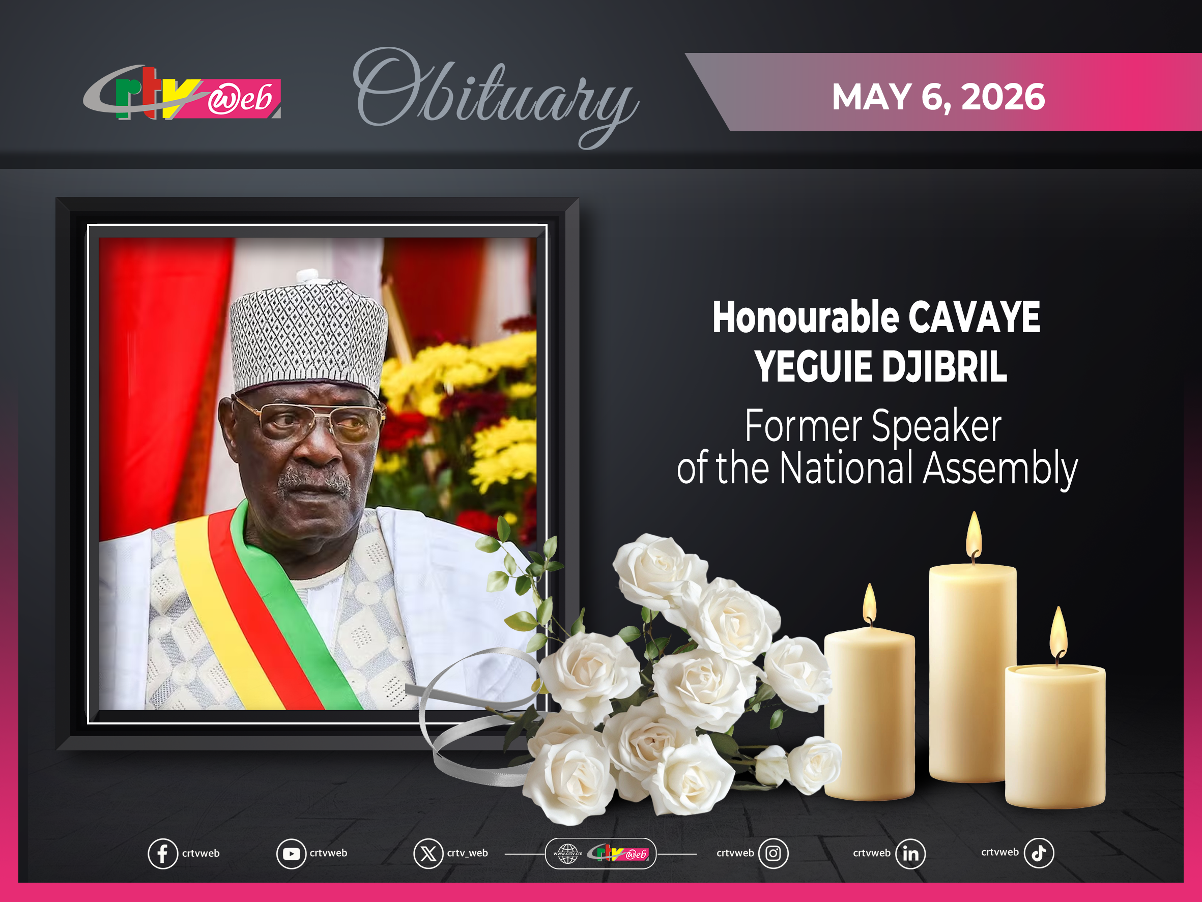 Parliament: Former House Speaker Honourable Cavaye Yeguie Djibril Passes On